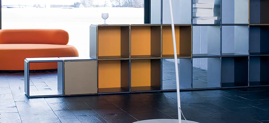 Room divider, partition for living spaces